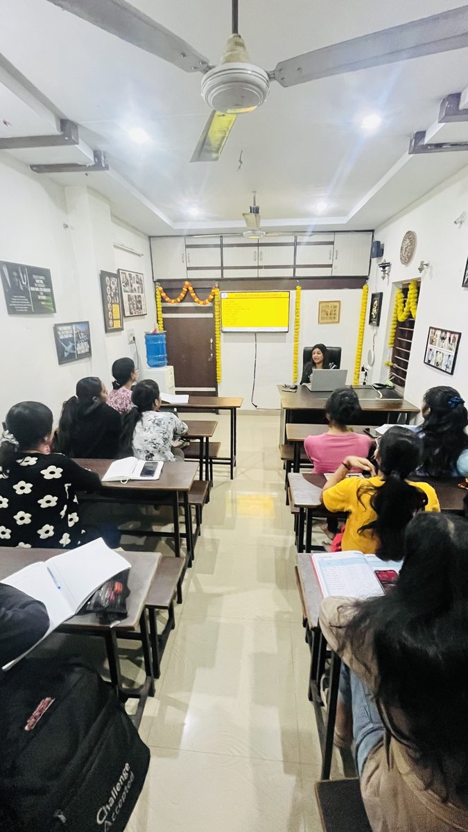 Classroom session at Learn English With Parul Arya