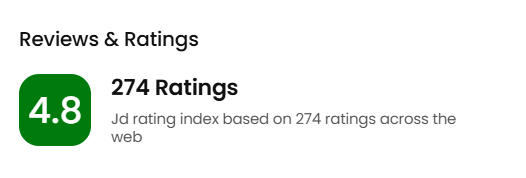 Parul Arya student review - 4.8 star rating on JustDial