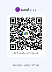 UPI QR code, scan to pay